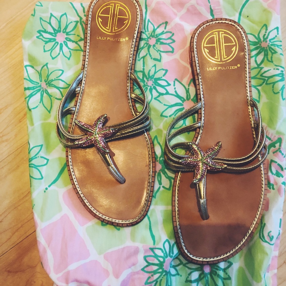 Lilly Starfish Flipflops